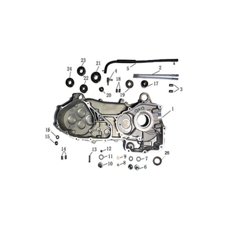 CUSCINETTO 37X12X12 6301 P6 INTERNO MOTORE PER QUAD KAYO AU180 180cc