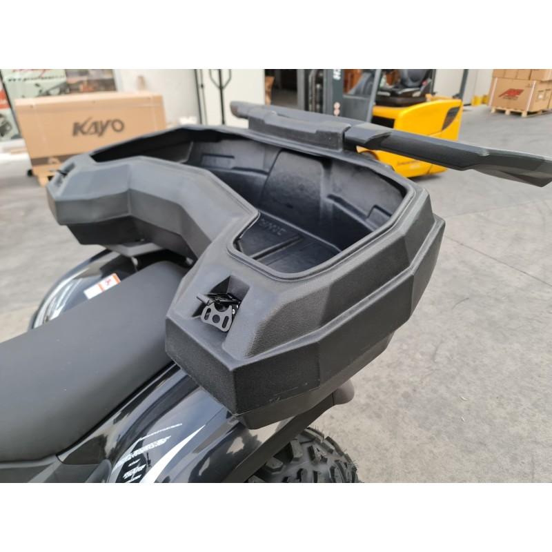 BAULE BAULETTO PORTAPACCHI + KIT MONTAGGIO PER QUAD ATV KAYO AU200 AU180