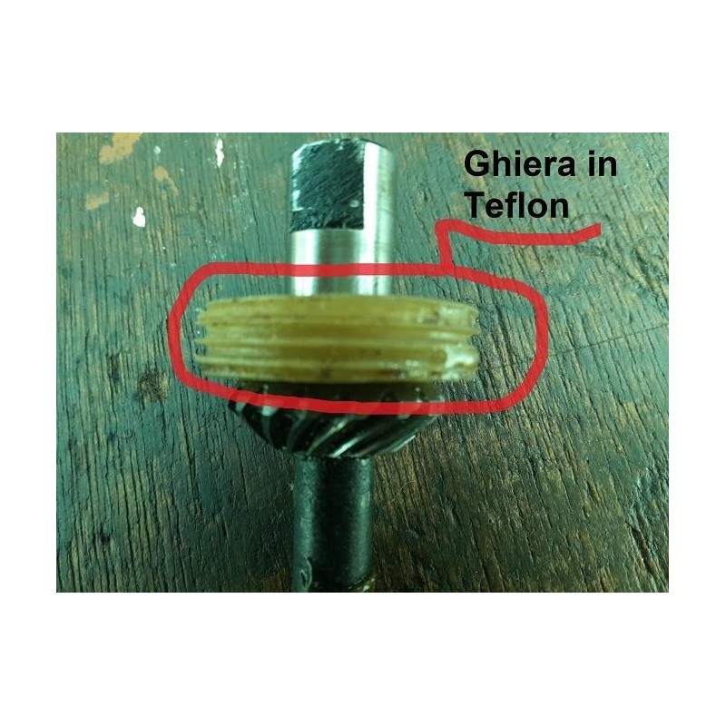 GHIERA IN TEFLON filetto senza fine pompa dell’olio FUNZIONE motosega decespugliatore