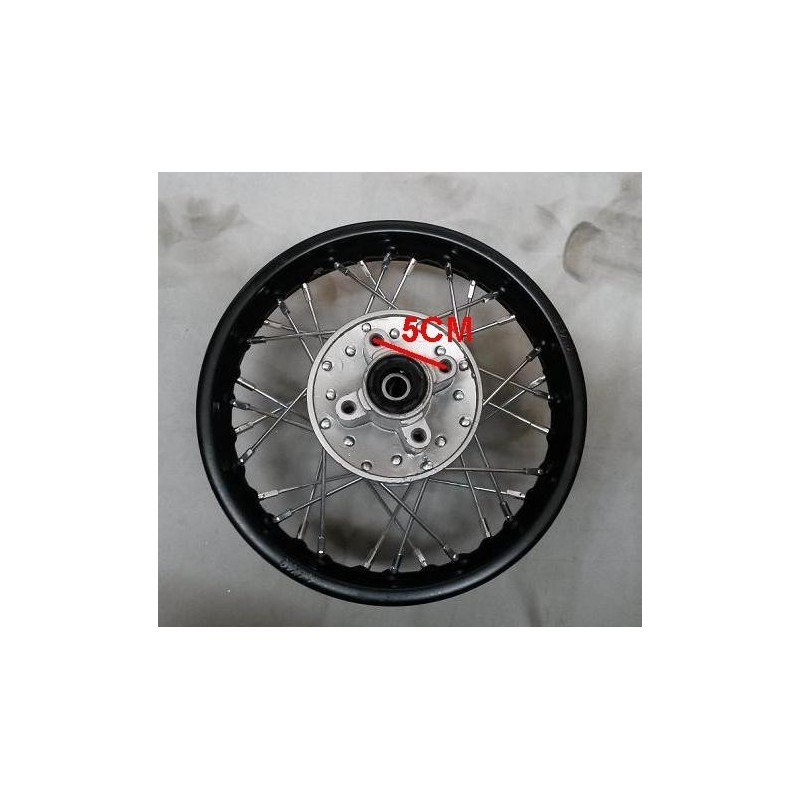 CERCHIO 10" POSTERIORE ORION PIT BIKE 110CC per gomme 2.5x10 3.00x10 80/100-10