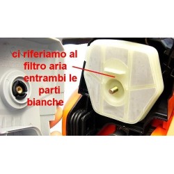 FILTRO ARIA PER MOTOSEGA 25CC POTATURA RICAMBIO ORIGINALE